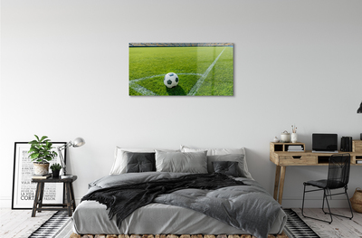 akrylový obraz Fotbalový stadion trávy
