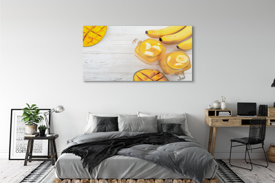 akrylový obraz Mango banán smoothie