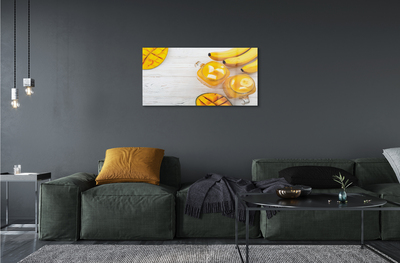 akrylový obraz Mango banán smoothie