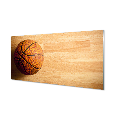 Akrylové obrazy Akrylové obrazy Míč do koše na podlaze