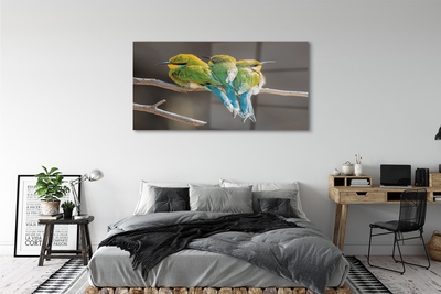 akrylový obraz Ptáci na větvi
