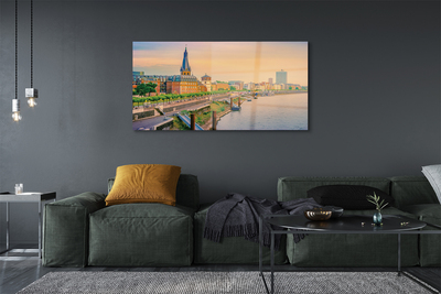 akrylový obraz Německo Sunrise River