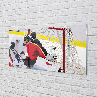 akrylový obraz brána hokej