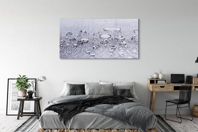 akrylový obraz Vodní kapky makro