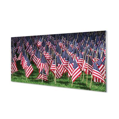 akrylový obraz Usa vlajky