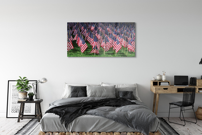 akrylový obraz Usa vlajky