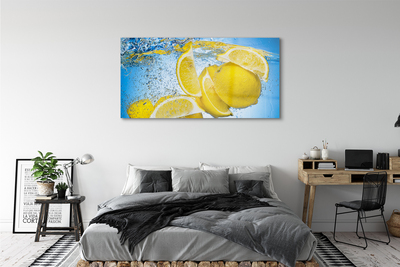 akrylový obraz Lemon ve vodě