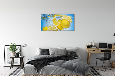 akrylový obraz Lemon ve vodě