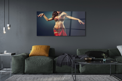 akrylový obraz žena tančí