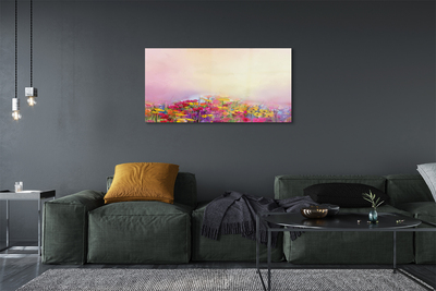 akrylový obraz Obrázek květiny nebe