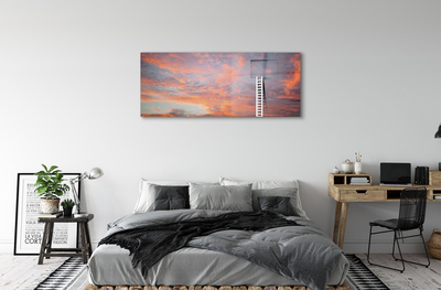 akrylový obraz Žebřík slunce oblohu