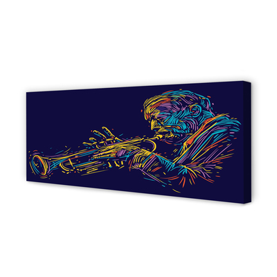 Obrazy na plátně trumpet muž