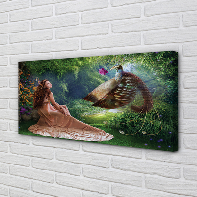 Obrazy na plátně Bažant female forest