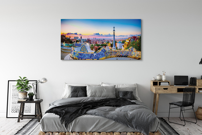Obrazy na plátně Španělsko Panorama města