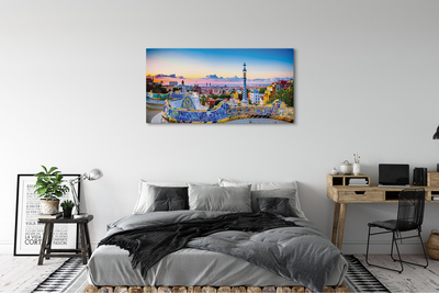 Obrazy na plátně Španělsko Panorama města