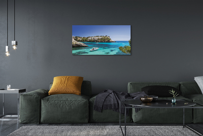 Obrazy na plátně Španělsko Cliffs mořské pobřeží