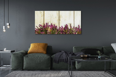 Obrazy na plátně Fialové květy desky