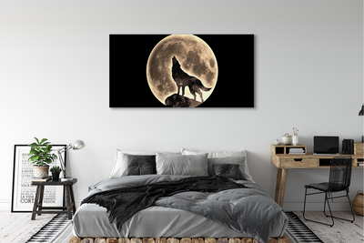 Obrazy na plátně wolf moon