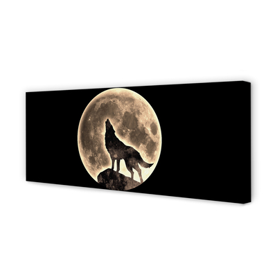 Obrazy na plátně wolf moon