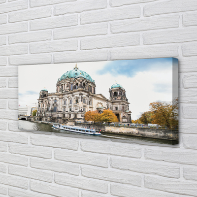 Obrazy na plátně Německo Berlin Cathedral River