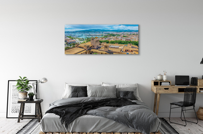 Obrazy na plátně Španělsko Port pobřeží město