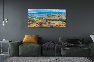 Obrazy na plátně Španělsko Port pobřeží město