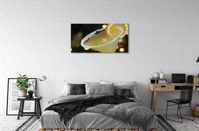 Obrazy na plátně koktejl citrón