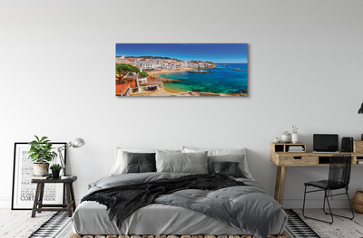 Obrazy na plátně Španělsko coast beach city