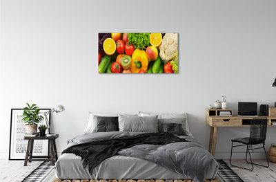 Obrazy na plátně Květák okurka Kiwi