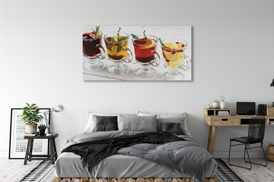 Obrazy na plátně Zimní ovocný čaj byliny