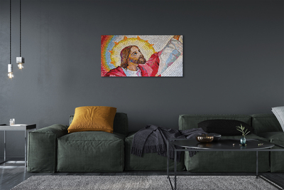 Obrazy na plátně mozaika Jesus