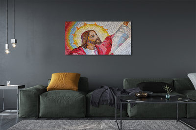 Obrazy na plátně mozaika Jesus