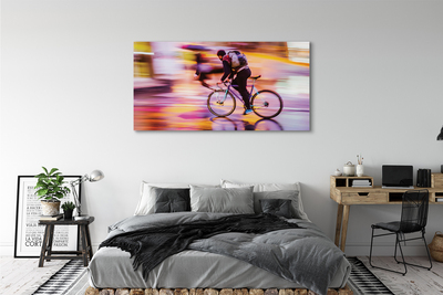 Obrazy na plátně Bike světla muže