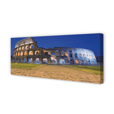 Obrazy na plátně Sunset Rome Colosseum