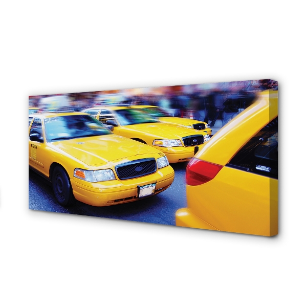 Obrazy na plátně Žlutá taxi City