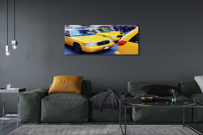 Obrazy na plátně Žlutá taxi City