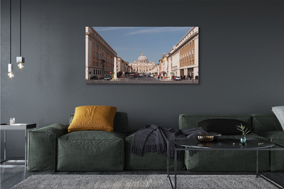 Obrazy na plátně Katedrála Rome budovy ulice
