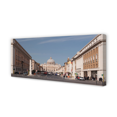 Obrazy na plátně Katedrála Rome budovy ulice