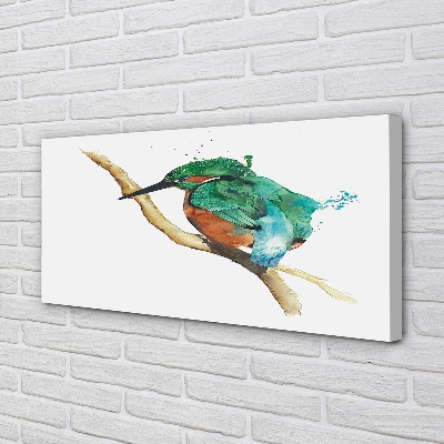 Obrazy na plátně Barevné malované papoušek