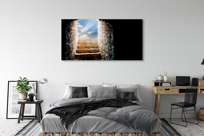 Obrazy na plátně schody slunce