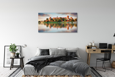 Obrazy na plátně Krakow hrad řeka