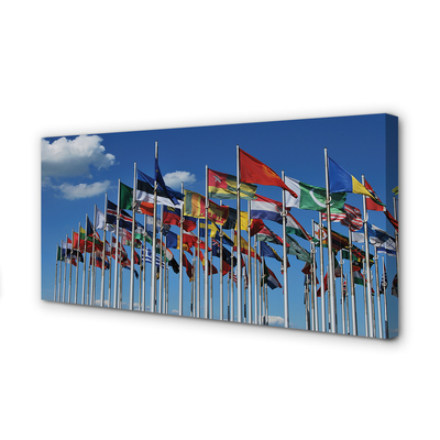 Obrazy na plátně různé vlajky