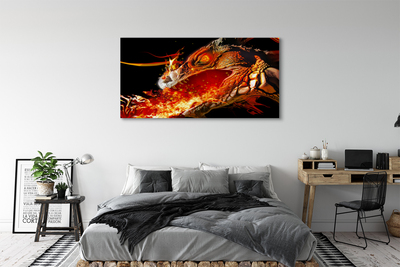 Obrazy na plátně Ohnivého draka