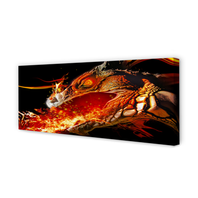 Obrazy na plátně Ohnivého draka