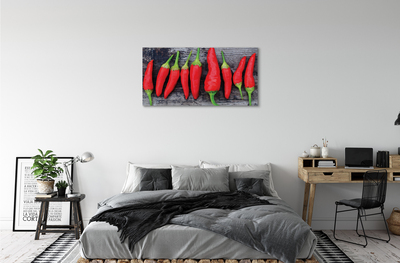 Obrazy na plátně červené papriky