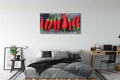 Obrazy na plátně červené papriky