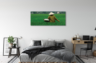 Obrazy na plátně člověče tráva