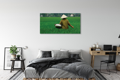 Obrazy na plátně člověče tráva