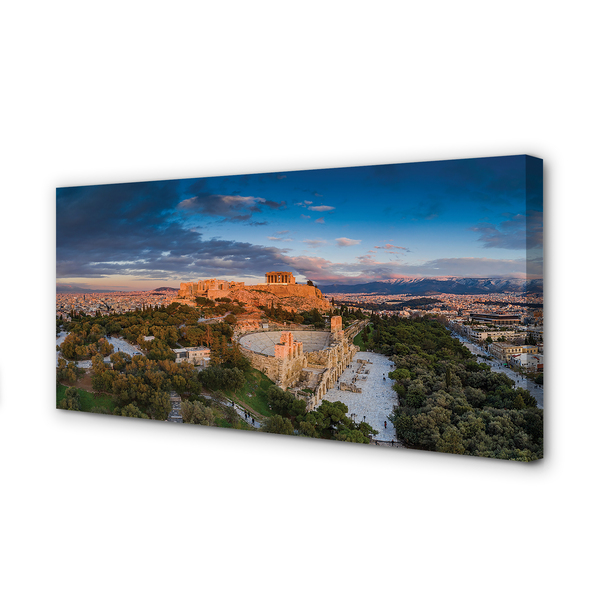 Obrazy na plátně Řecko Panorama architekturu Athens