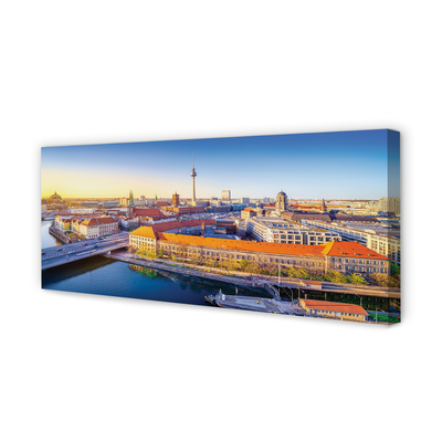 Obrazy na plátně Berlín říční mosty